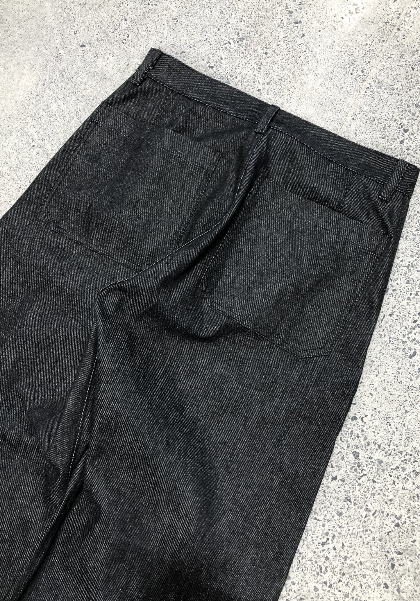 Gunze Jean - 12oz Candiani Black Sanforized Denim