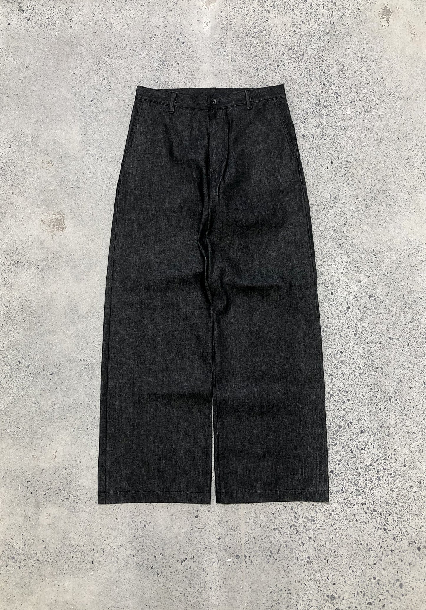 Gunze Jean - 12oz Candiani Black Sanforized Denim