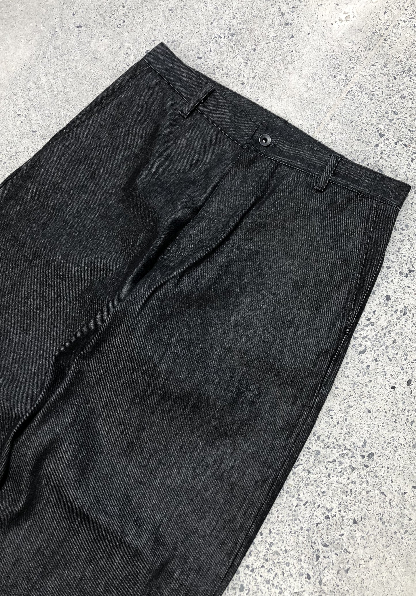 Gunze Jean - 12oz Candiani Black Sanforized Denim