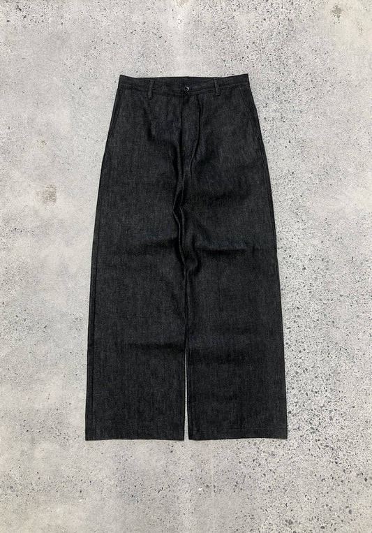 Gunze Jean - 12oz Candiani Black Sanforized Denim