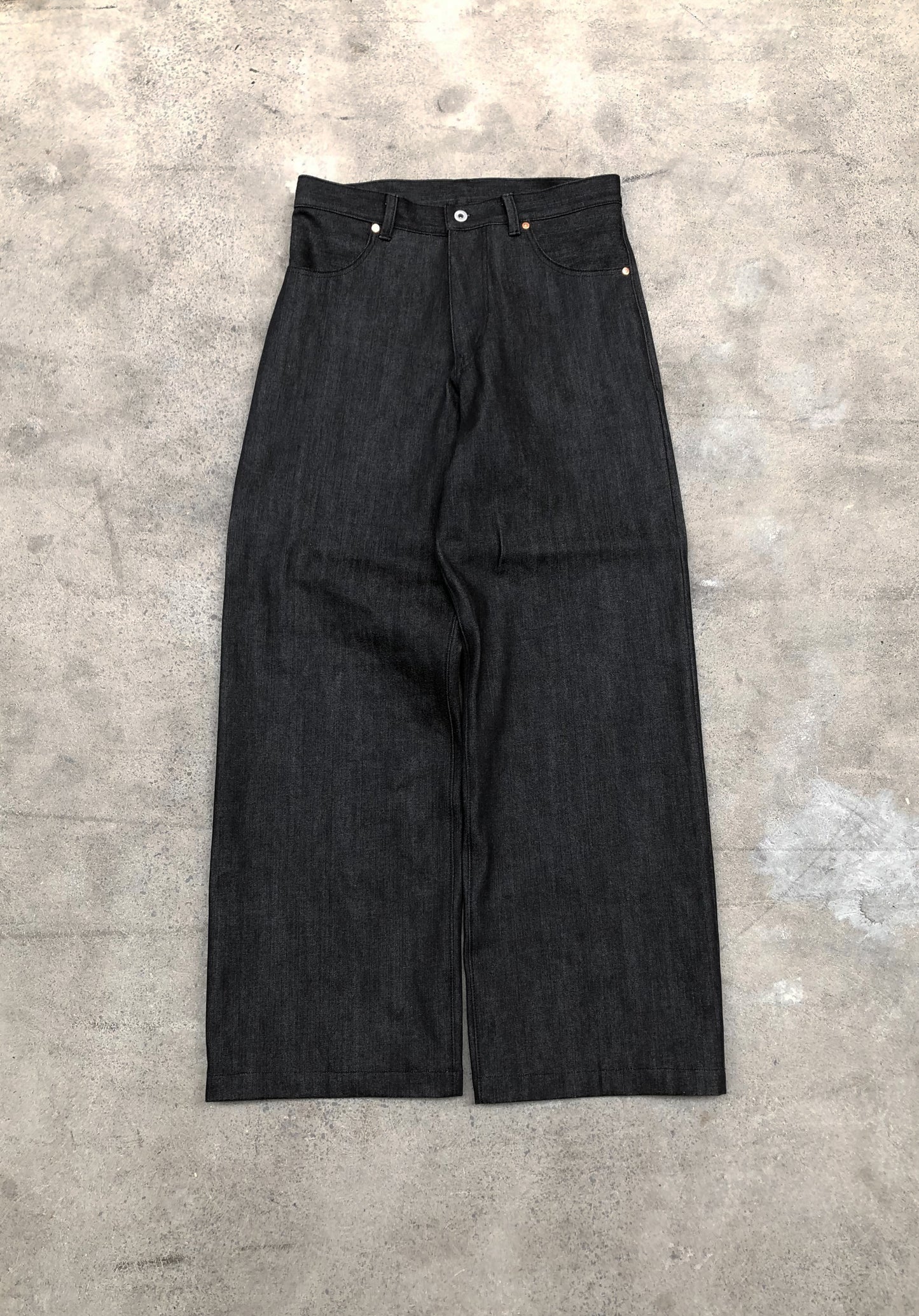 Kember Jean - 14oz Black Selvedge Denim