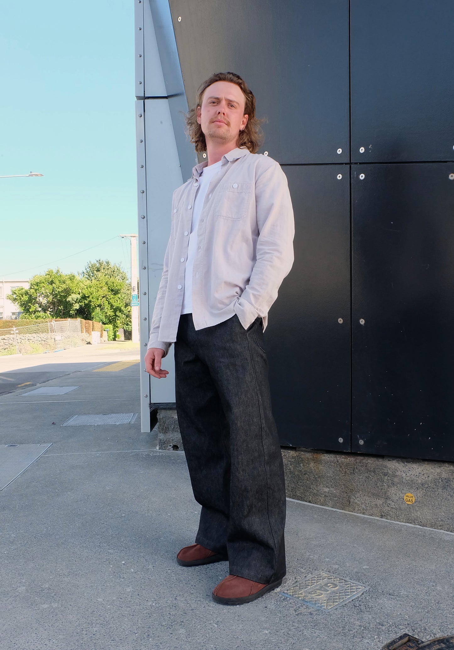 Gunze Jean - 12oz Kaihara Black Sanforized Denim