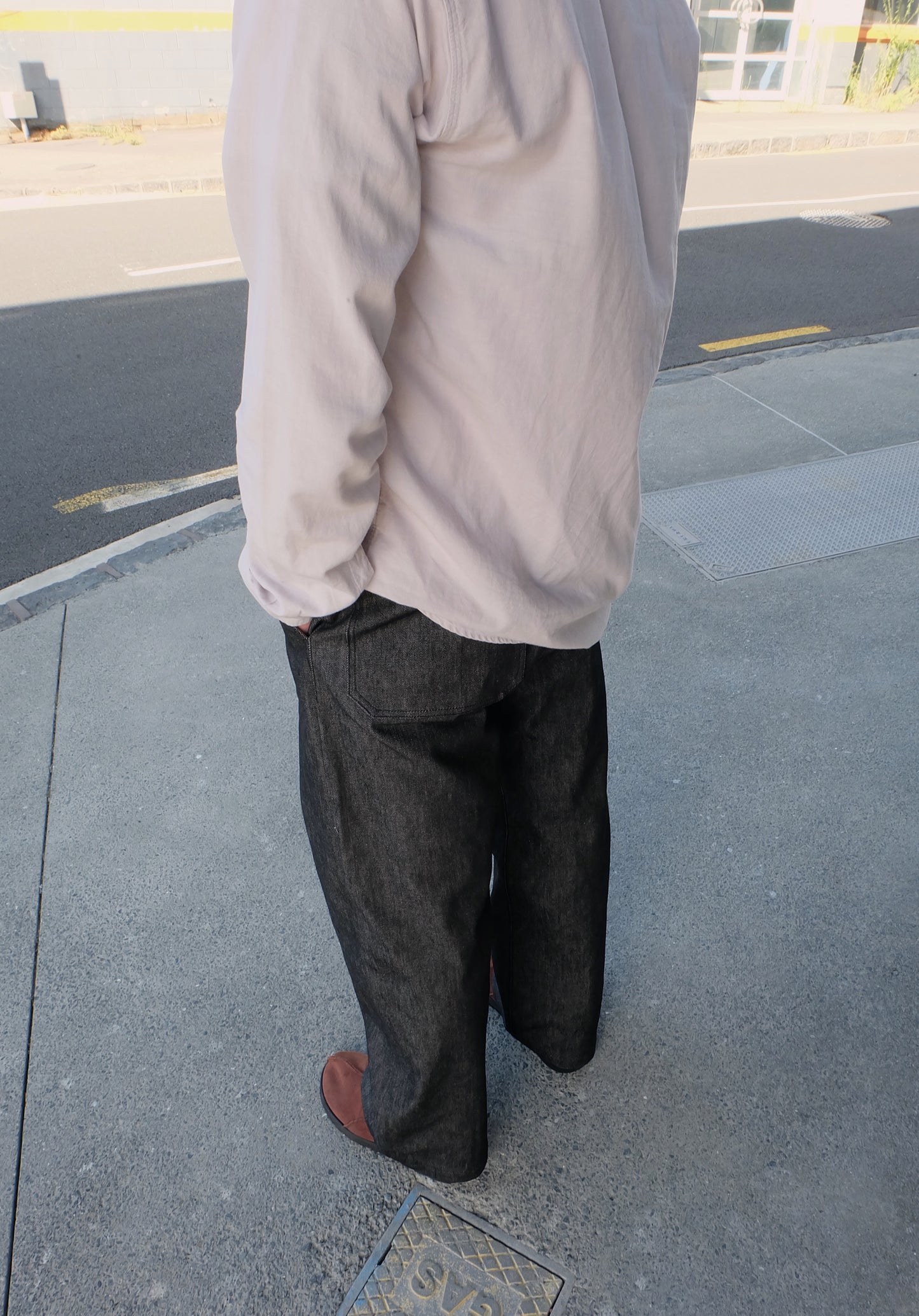 Gunze Jean - 12oz Kaihara Black Sanforized Denim