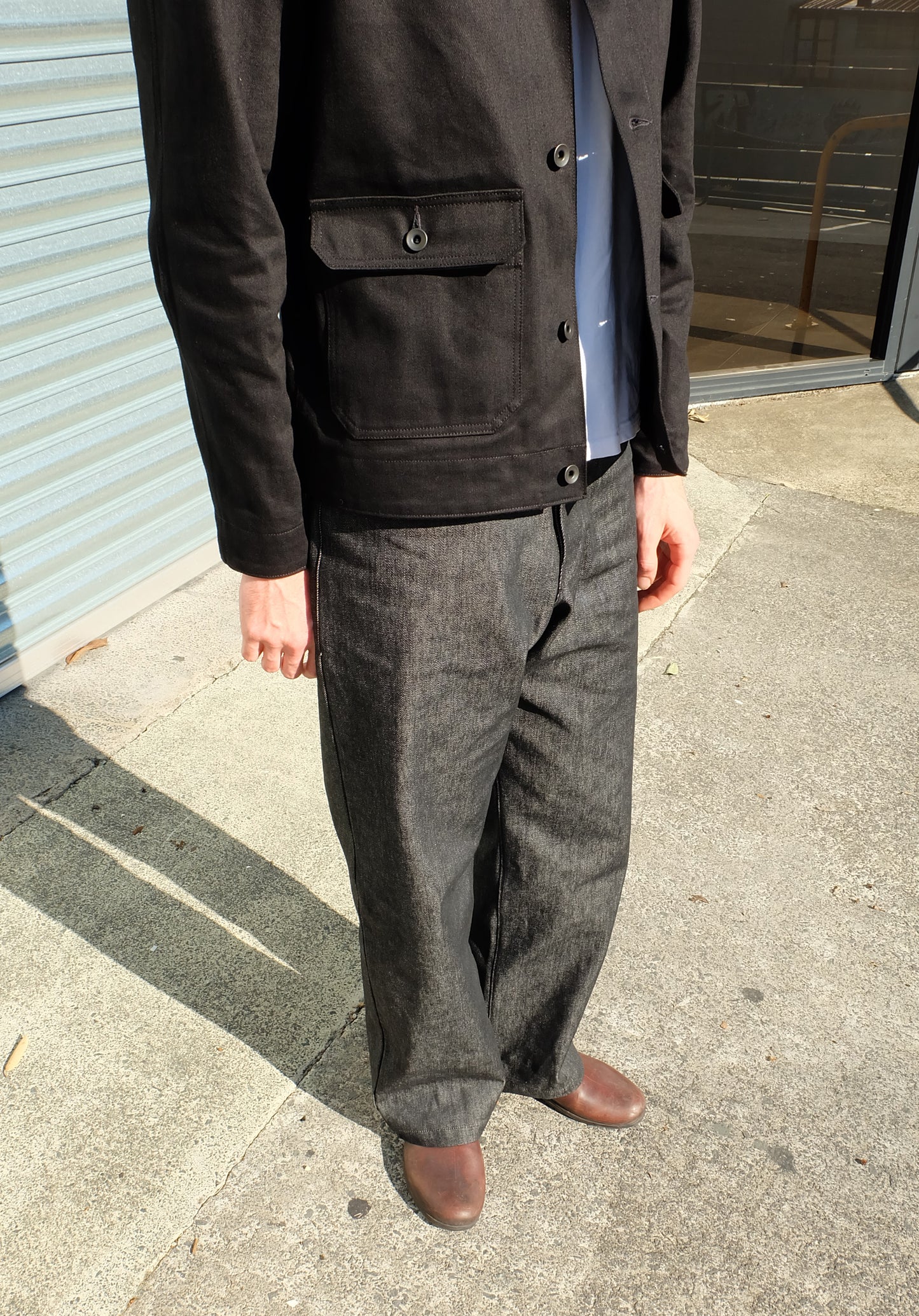 Kember Jean - 13.5oz Black Sanforized Kaihara Denim