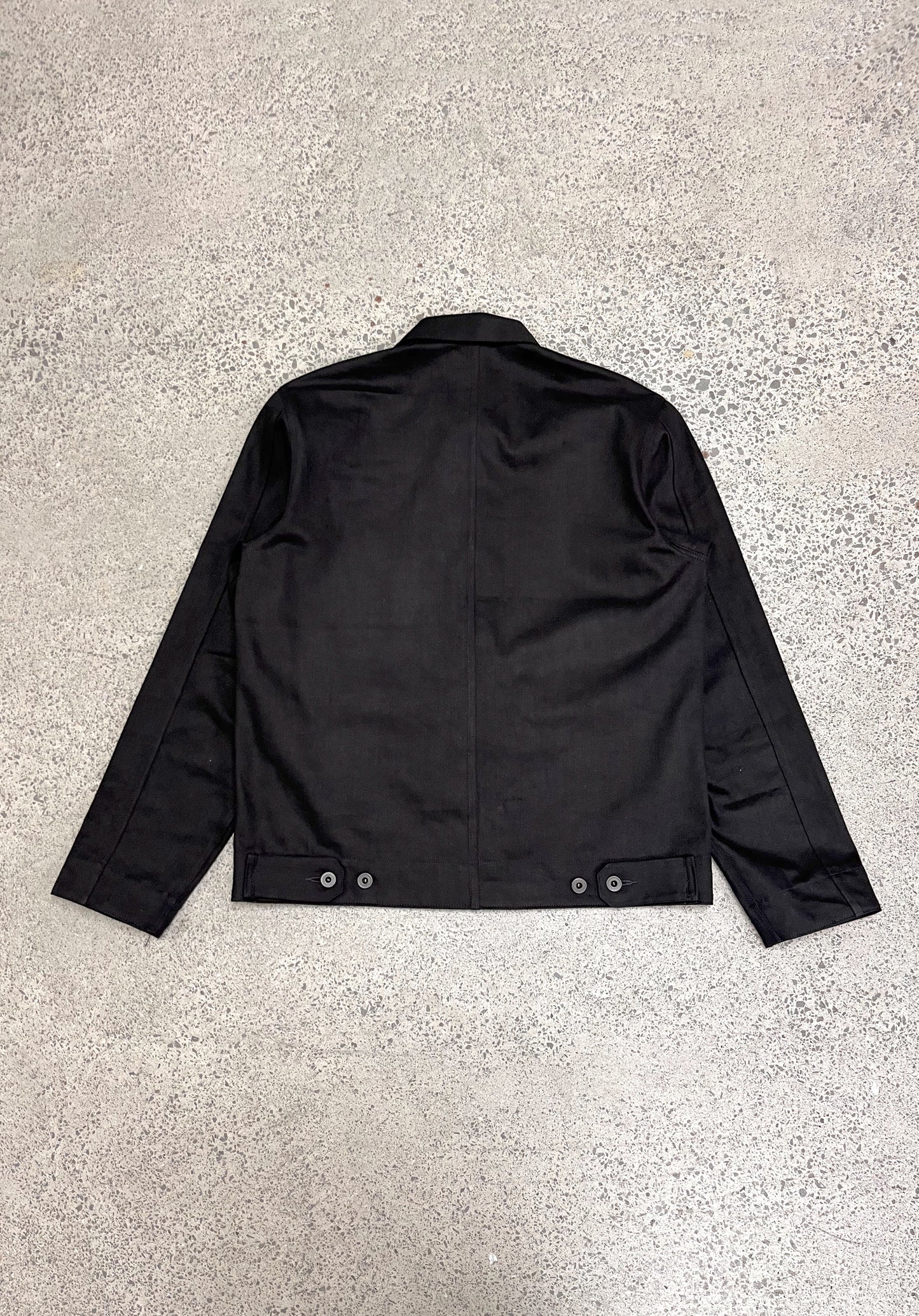 Lindner Jacket - 12oz Double Black Candiani Denim